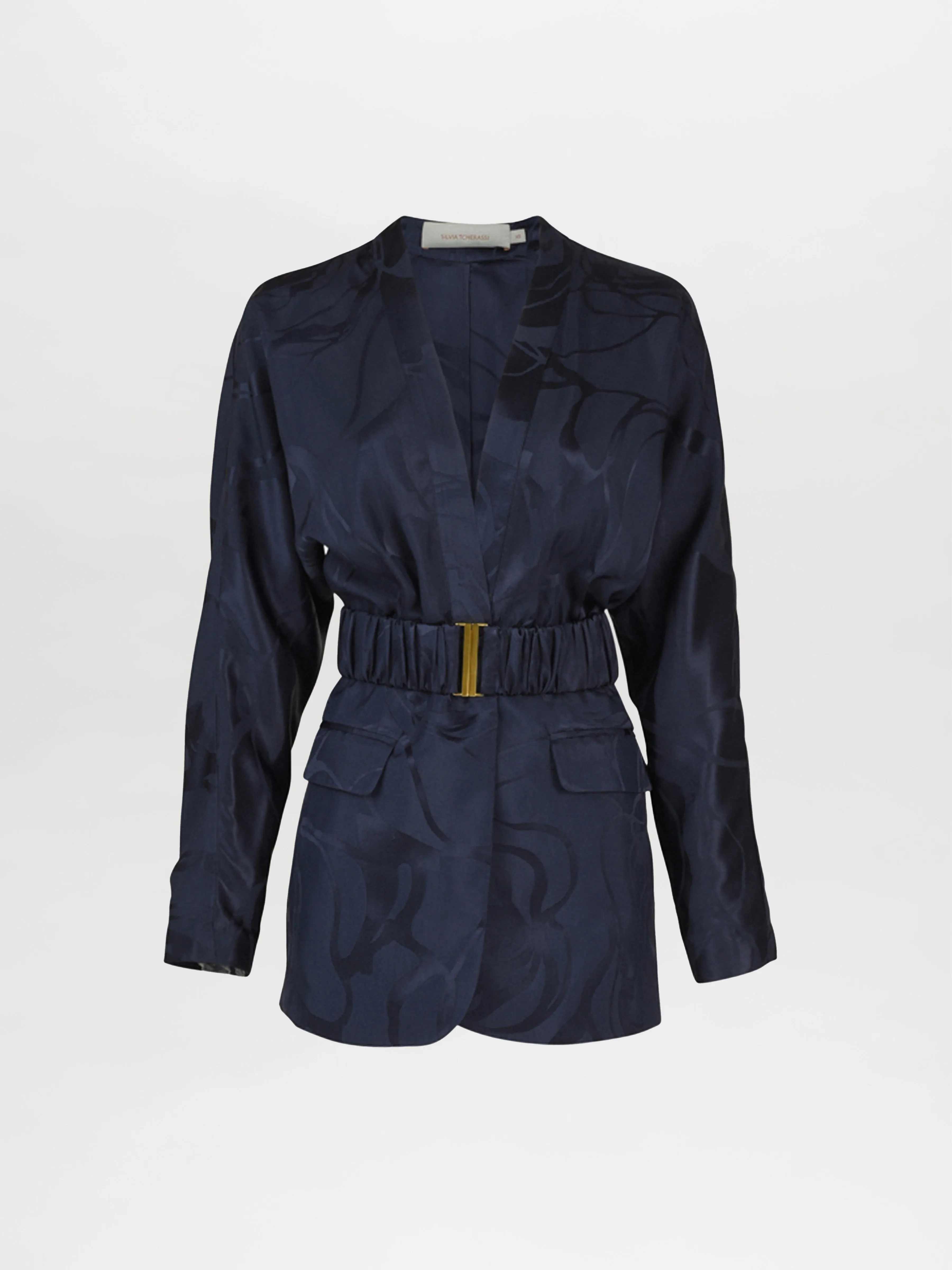 Vogogna Jacket Navy Jacquard