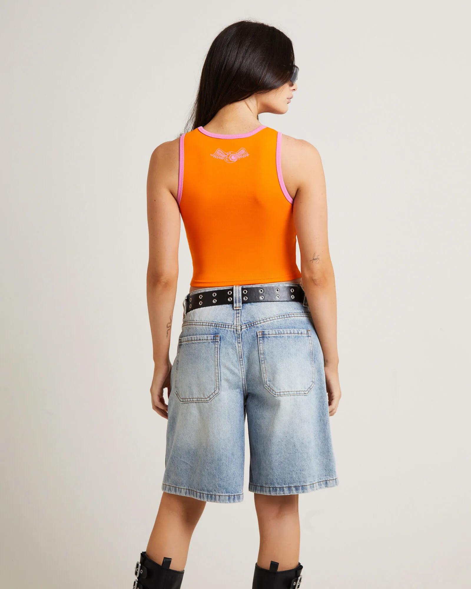 Von Dutch Contrast Tank Top