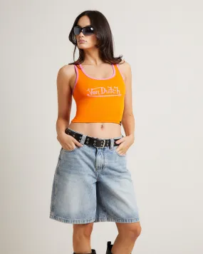 Von Dutch Contrast Tank Top