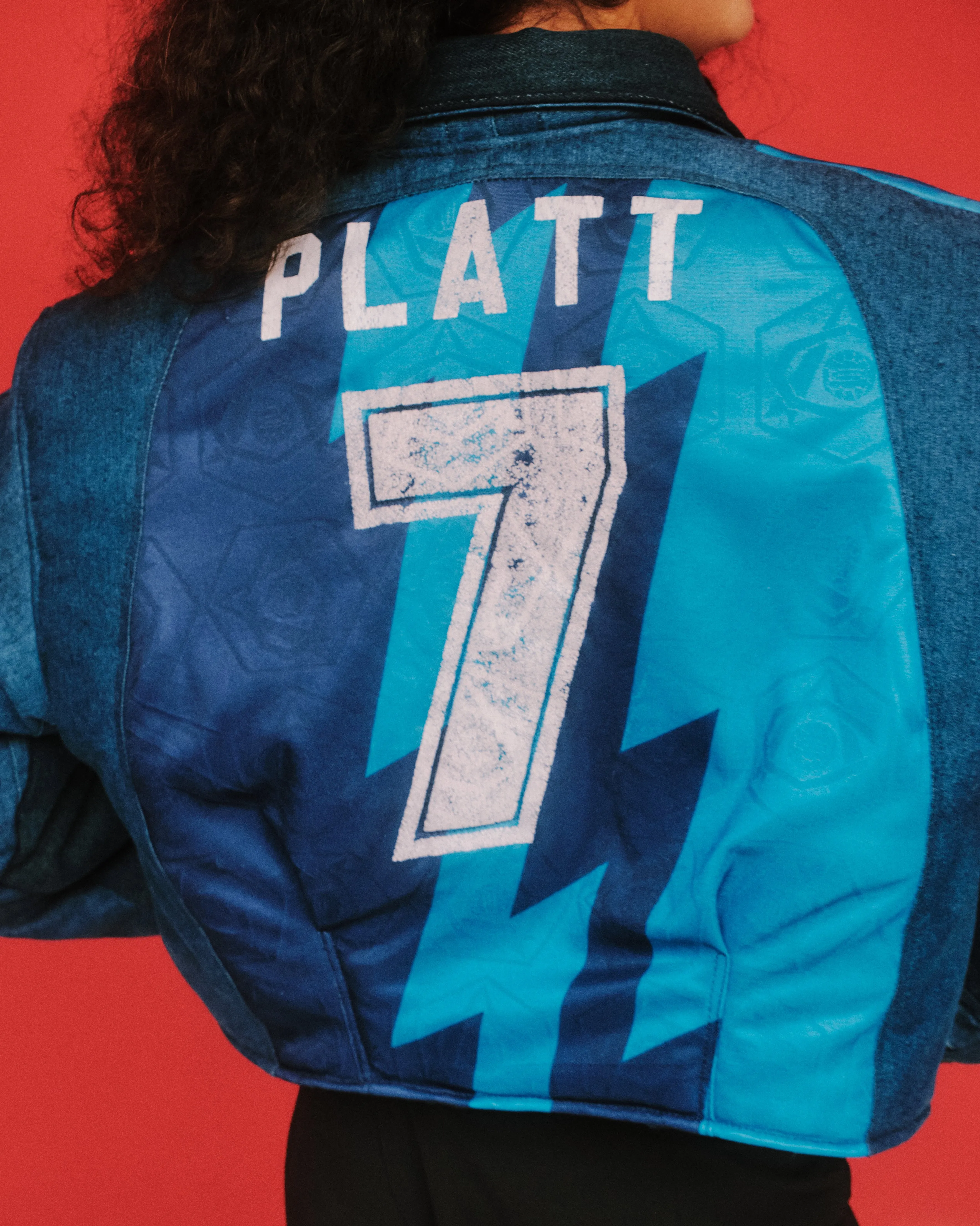VT Rework: Arsenal x Nike 'Platt 7 Cropped Denim Jacket