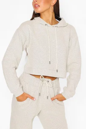 Waffle Slouch Lounge Hoodie