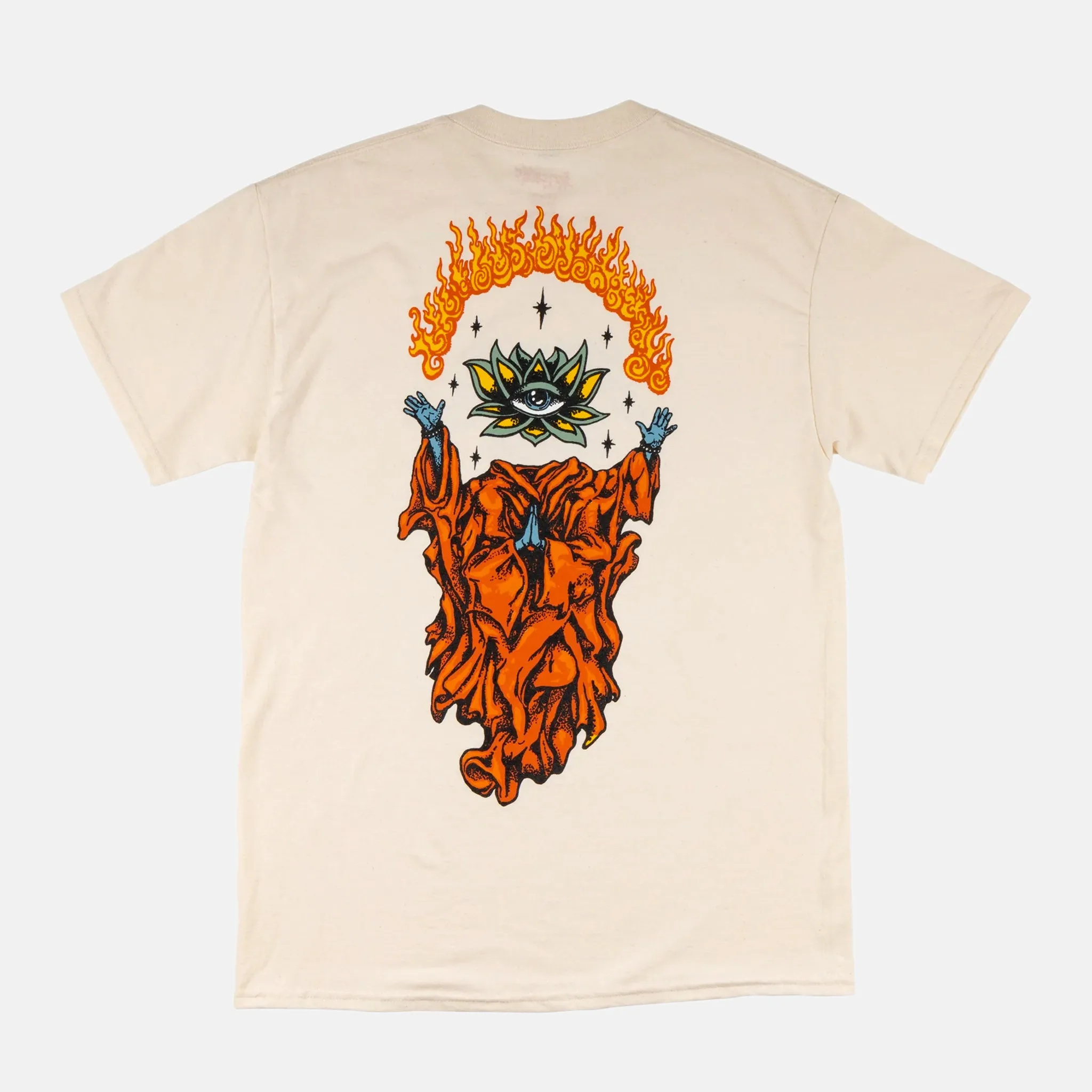 Welcome Skateboards - Lotus T-Shirt - Bone