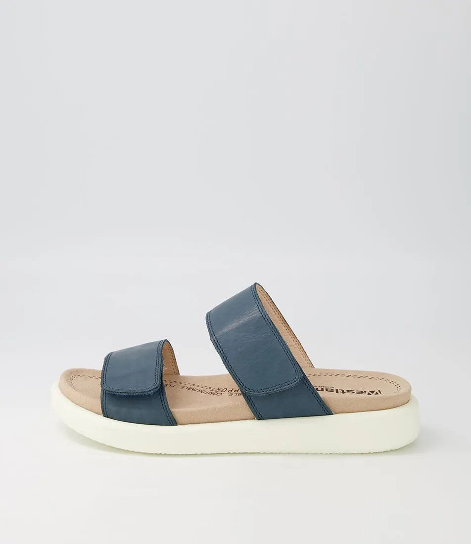 WESTLAND BY JOSEF SEIBEL Albi 03 Ocean Leather Sandals