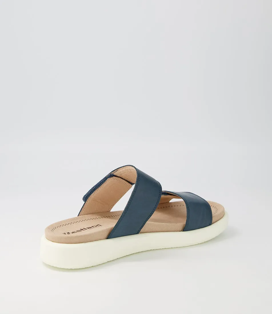 WESTLAND BY JOSEF SEIBEL Albi 03 Ocean Leather Sandals