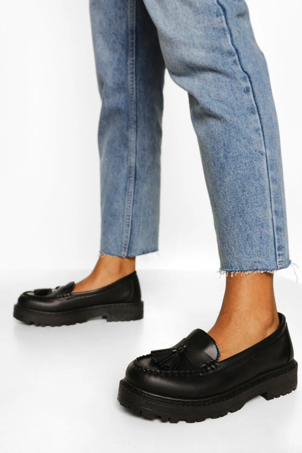 Wide Width Chunky Tassel Loafers