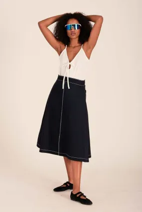 Winnie Skirt - Navy Twill