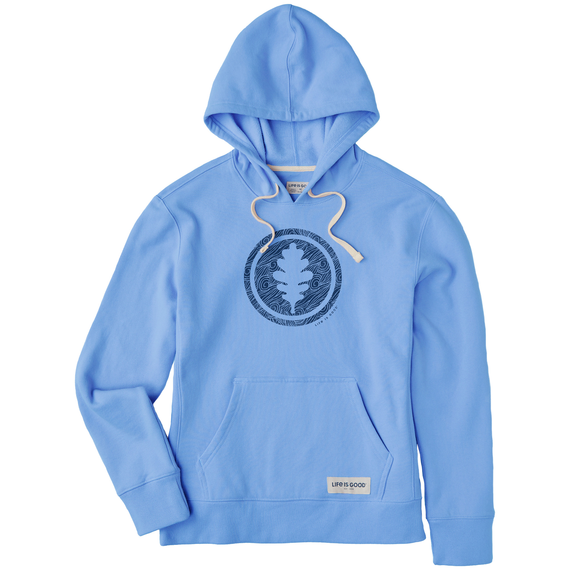 Women's Fall Leaf Coin Simply True Fleece Hoodie