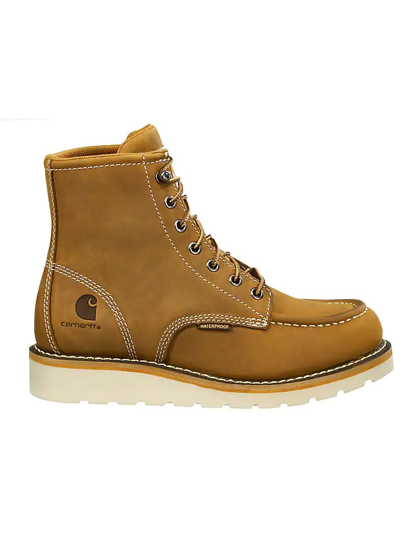Women's Waterproof 6-In Plain Toe Wedge Work Boot