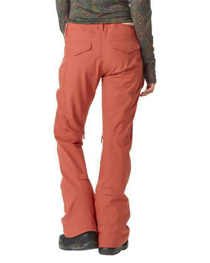 Womens Burton Vida Pant - Persimmon (S)