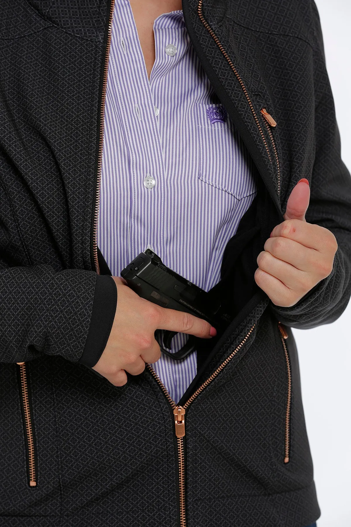 Women's Cinch Black Concealed Carry Jacket