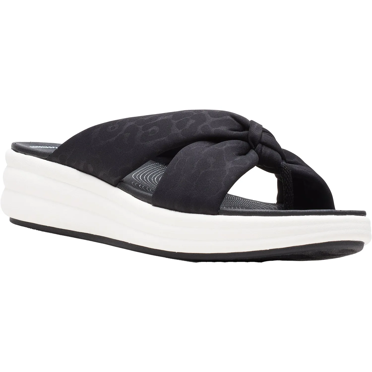 Women's Clarks Cloudsteppers Drift Ave Black Fabric