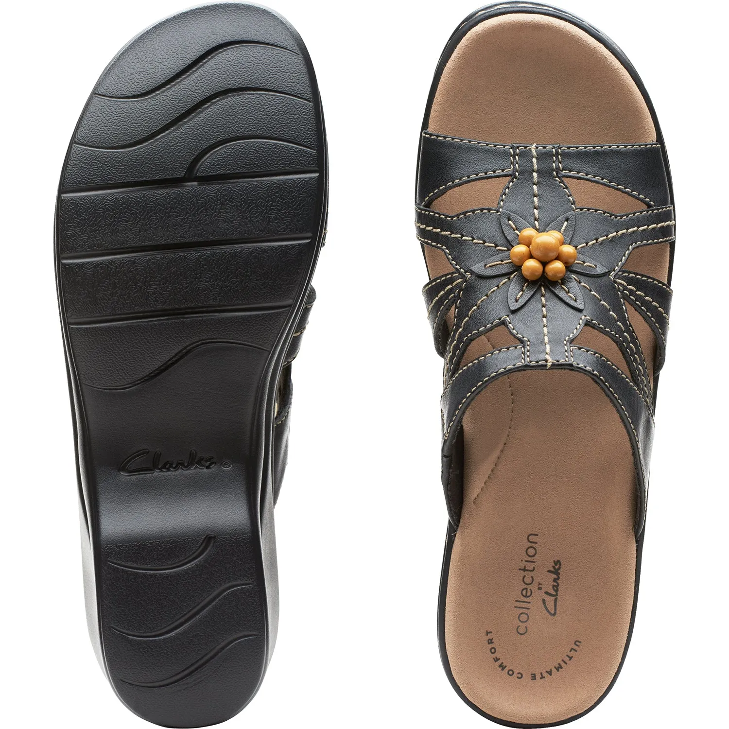 Women's Clarks Lexi Myrtle Black Leather