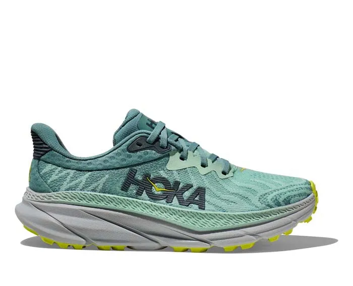 Womens Hoka Challenger ATR 7 Wide in Mist Green/Trellis