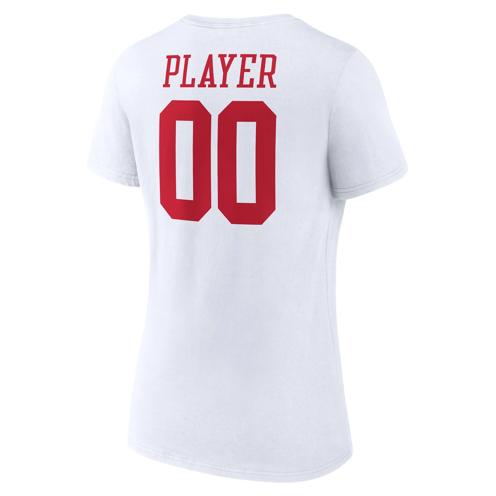 Women's  White Georgia Bulldogs Women's Soccer Pick-A-Player NIL Gameday Tradition V-Neck T-Shirt