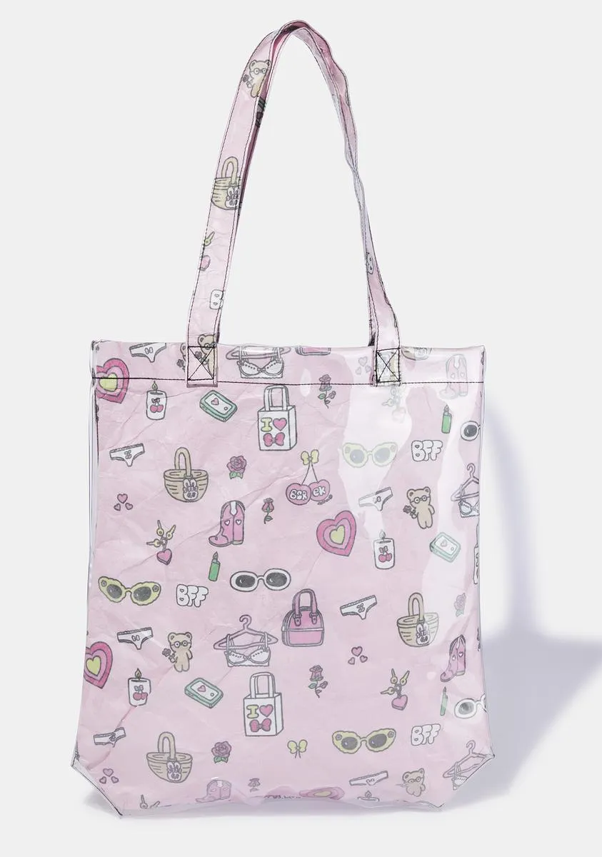 X Esther Bunny The Little Things Tote Bag-