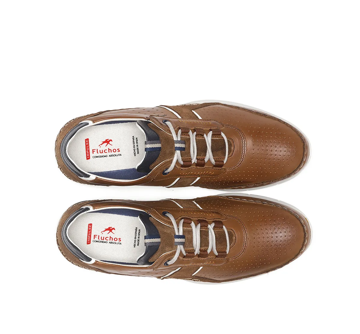 YANNIC F1442 Brown Sneakers